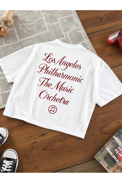 Jose Clothing Tricou imprimat cu mânecă scurtă cu croială supradimensionată