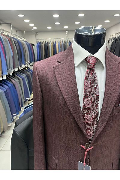 ENRICO MASAROTTI Linen Cotton Men's Single Jacket Regular