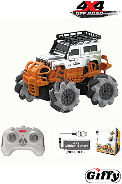 giffy Oyuncak 4X4 Offroad Uzaktan Kumandalı Offroad Jeep Araba 360° ve 45° Ya...