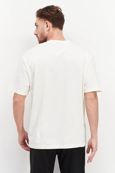Puma Men Relaxed Fit Short Sleeve Training T Shirt, Cream