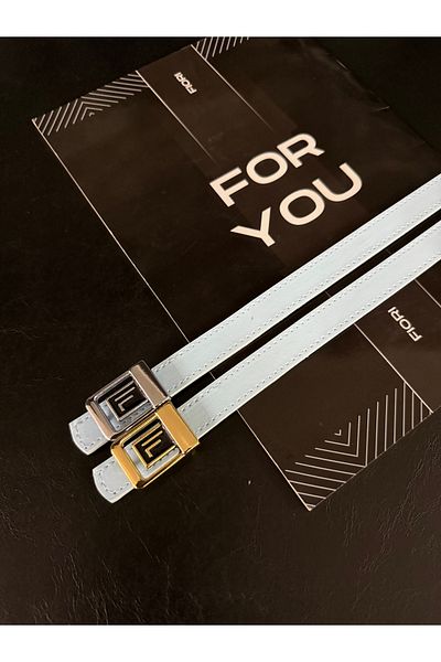 Fiori F Logo Χρυσή Πόρπη Γυναικεία Ζώνη, Χρυσή Γυναικεία Ζώνη, Ζώνη Παντελονιού, Ζώνη Παλτό