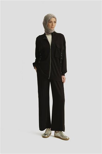 Armine Modal Carrot Pants 25Yd4237-2 Black