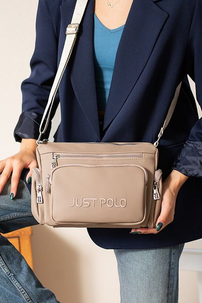 Just Polo Women's Hand and Shoulder Sports Bag Size Size 20 cm En 29 cm
