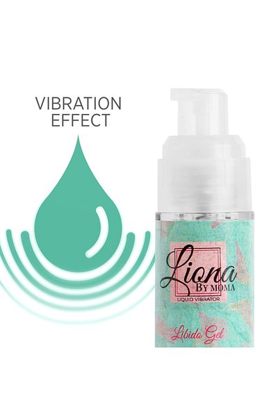 Liona by Moma Gel Vibratie Unisex, Stimularea Placerii si Cresterea Libidoului, Liona By Moma Libido Gel, 15 ml