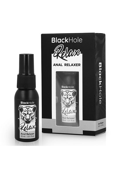 BLACK HOLE Anal Relaxing Spray, Comfort and Extra Dilation, BlackHole Relax Anal Relaxer, 30ml