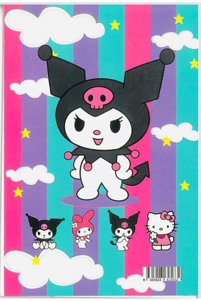 NaSaDAN Kuromi And Hello Kıtty Friends Άλμπουμ με αυτοκόλλητο σημειωματάριο με 16 σελίδες