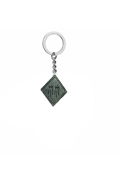 Herşey Nota Marilyn Manson Rock Metal Band Keychain – Unisex Design – Gift for Music Lovers