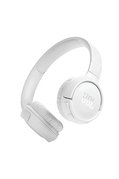 JBL Over-ear Headphones Tune 520bt Wireless, Pure Bass, Bluetooth 5.3, Vocal Assistant, White