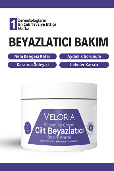 Veloria Cosmetics Koltuk Altı-diz-dirsek Ve Bikini Bölgesi Cilt Beyazlatıcı K...