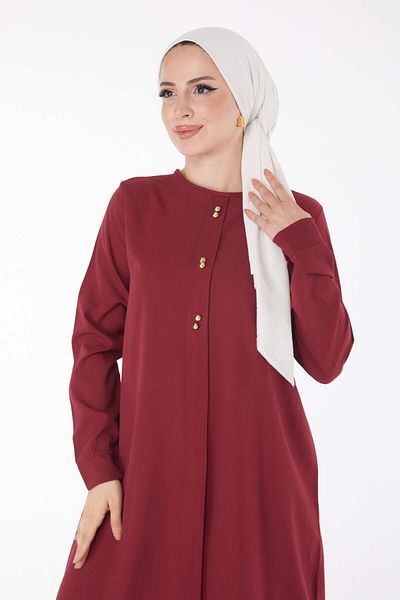 TOFİSA Tunic Trousers Claret Red - 13122