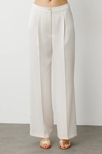 Ekol Wide Leg Satin Trousers