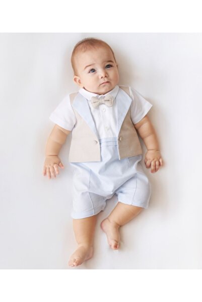 LİTTLE ANGELS Erkek Bebek Smokin Görünümlü