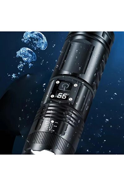 OEM Lanterna reincarcabila USB, YT-883, display led indicator baterie, slider zoom, 1200 Lumin