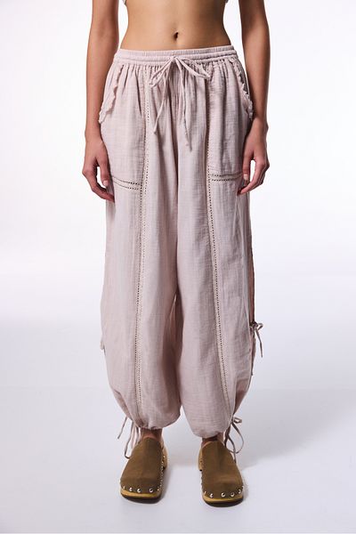 Penti Stone Color Kio Muslin Oversize Long Pants