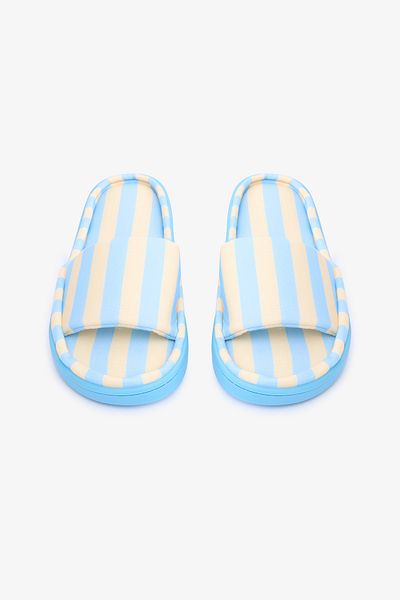 Penti Mona Striped Light Yellow Slippers