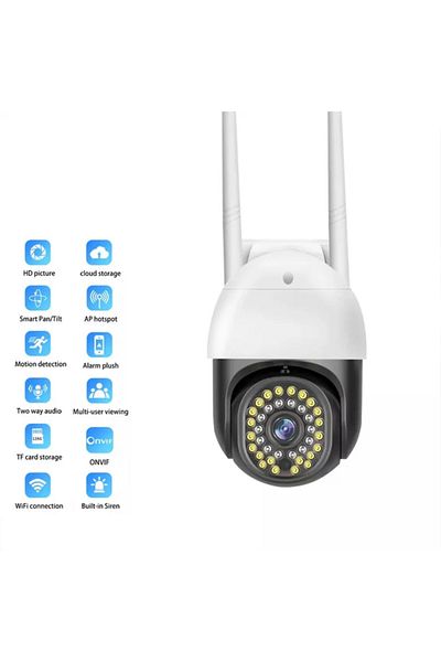 OEM Wifi surveillance camera, 5X zoom, human motion detection, two-way audio, night vision