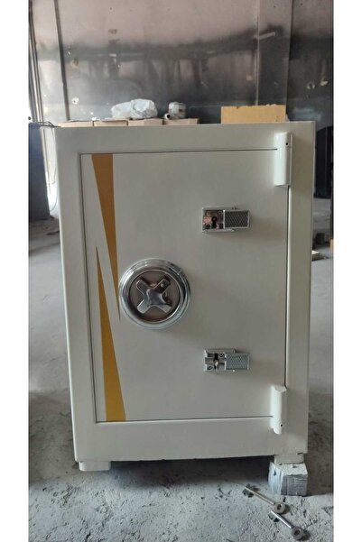 ömer faruk Yangına Dayanıklı 55 Cm Kadife Dekorlu Özel Üretim Beyaz Gold Çizg...