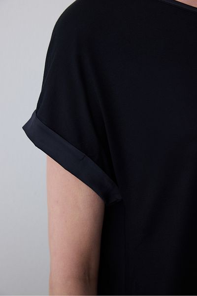 Penti Black Pajama Set with Collagen Shorts