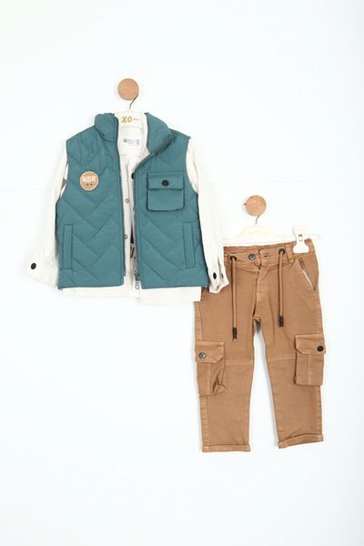 xo kids moda طقم علوي سفلي للأولاد 12-36 شهر 12082