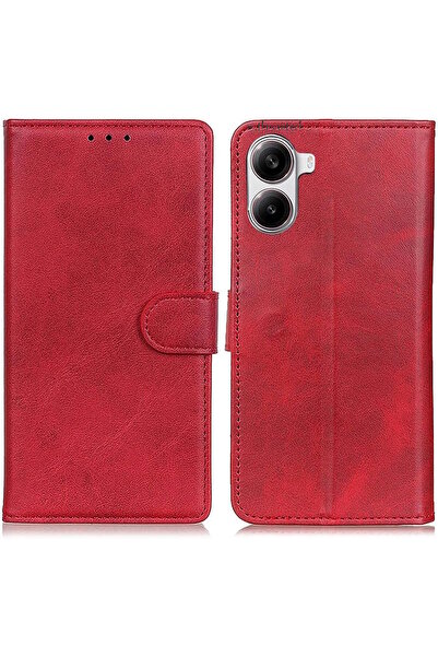 m.tk moveteck Xiaomi Poco X7 Pro Kılıf 360 Tam Kaplar Deri Dokulu Kapaklı Cüzdanlı Standlı Kartvizitli Kapak Kopça