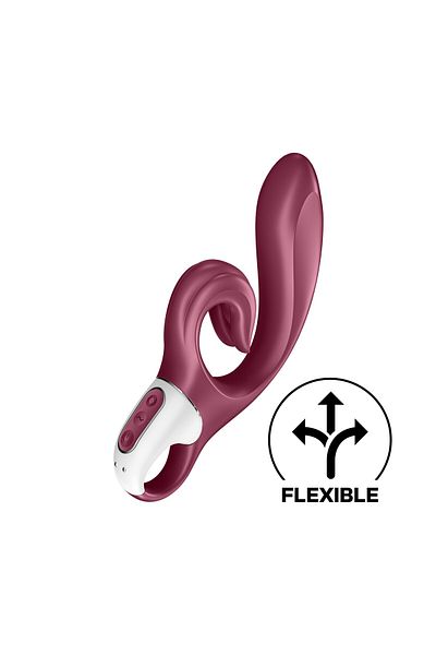 Satisfyer Vibrator Iepure cu Stimulare Duala, Placeri Supreme, Satisfyer, Rosu