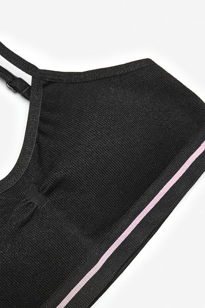 Penti Girls' Black Seamless Seamless Black Short Top