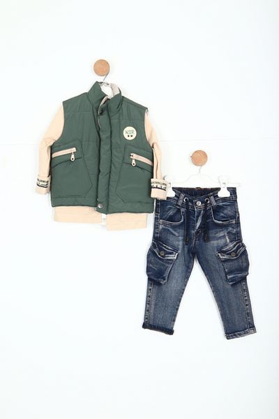 xo kids moda Boy's Top and Bottom Set 12-36 Months 11083