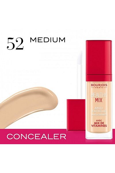 Bourjois Bourjois Healthy Mix Anti-Fatigue Concealer, Shade 52 Medium, 7.8 ml, Beige