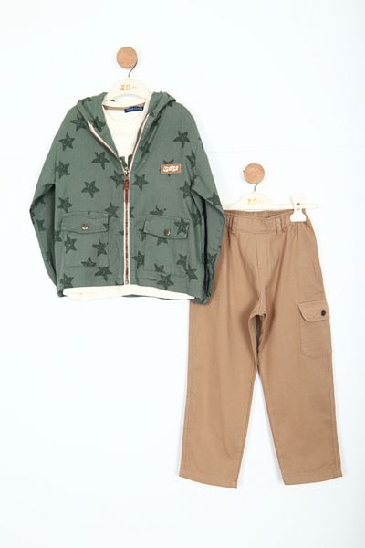 xo kids moda طقم علوي وسفلي للأولاد من عمر 1 إلى 5 سنوات