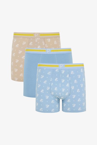 Penti Sky 3 Pack Πολύχρωμα Σλιπ Boxer