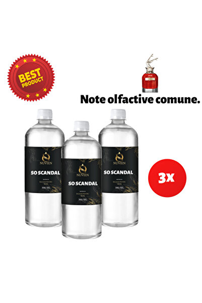 Nuvien Set 3 Balsam concentrat pentru Rufe, 3x500ml, aroma inspirata din So Scandal