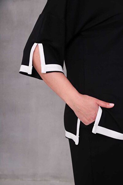 Esina Women's Tracksuit Set Crystal Fabric Capri Length