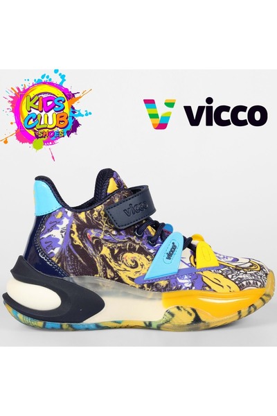 Vicco Universe Orthopedic Παιδικά Αθλητικά Παπούτσια ΣΚΟΥΡΟ ΜΠΛΕ