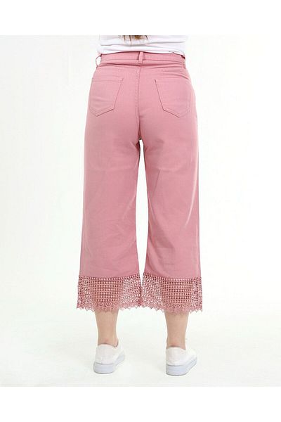 KOTOLOG Women's Lace Ankle Loose Trousers