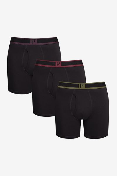 Penti 3er-Pack schwarze, mehrfarbige Boxershorts