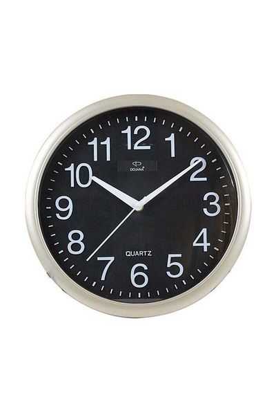 dojana Analog Sweep Wall Clock Gold Black