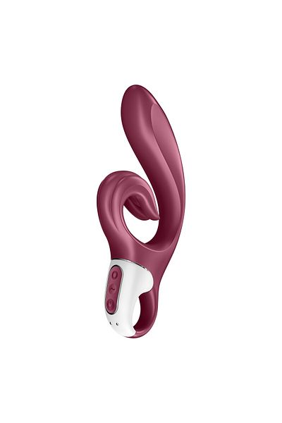 Satisfyer Vibrator Iepure cu Stimulare Duala, Placeri Supreme, Satisfyer, Rosu
