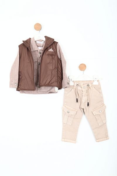 xo kids moda Boy's Top and Bottom Set 6-36 Months 11087