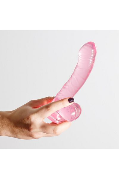 Crushious Dildo Ultra-Flexibil cu Ventuza pentru Placere Maxima, Crushious Hudini, Roz