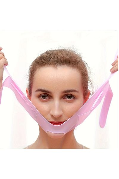 CEDAN Silicone Face Tightening Band, Formaldehyde-Free, Adjustable Fit,