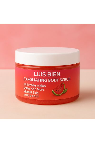 Luis Bien Body and Hand Scrub With Watermelon, Aloe Vera and Sea Salt 300ml