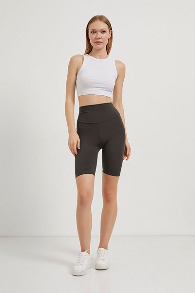 Arma Life Women's High Waist Soft Biker Smoked Sports Leggings Shorts