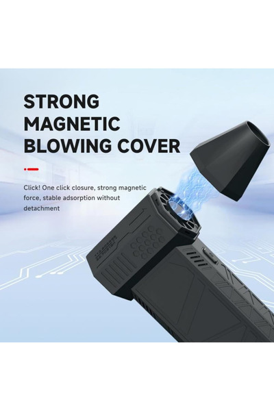 Unichrome Mini Turbo Jet Fan Turbo Şiddetli Fan 160000rpm Yüksek Hızlı Kanal Fanı Ile Güçlü Üfleyici Hava