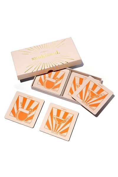 Cupio Cupio sunkissed cup holder set.