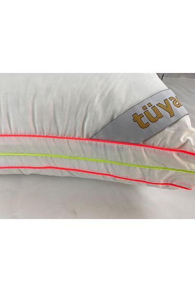 Tüyaş Kangaroo Pillow. Height Adjustable, Microgel Filling, Triple Highlighter Piping. 50X70Cm