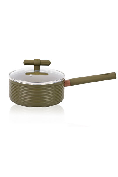 GRÜNBERG Grunberg aluminum saucepan 1.3L 16x7.5 cm non-stick interior heat-re...