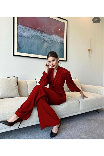 guller tekstil KADIN şık şifon dantel kolu takım