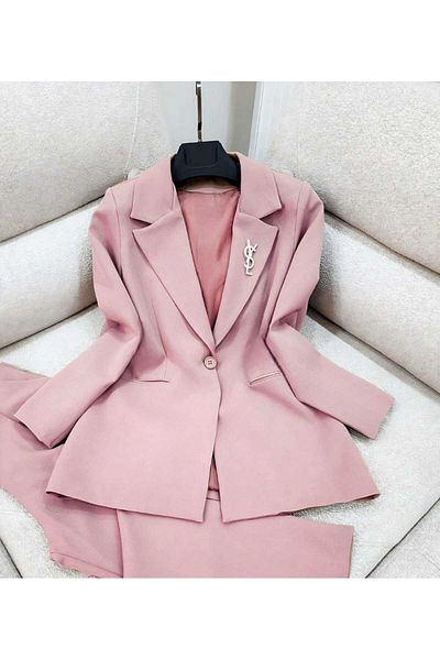Yassmenta flowers Women's Lined Blazer 1=38/40 2=40/42 3=42/44