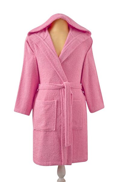 Taç Εφηβικό μπουρνούζι με κουκούλα 12-15 ετών Ροζ