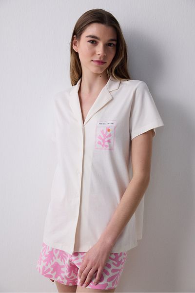 Penti Summer Time Shirt Shorts Pajama Set